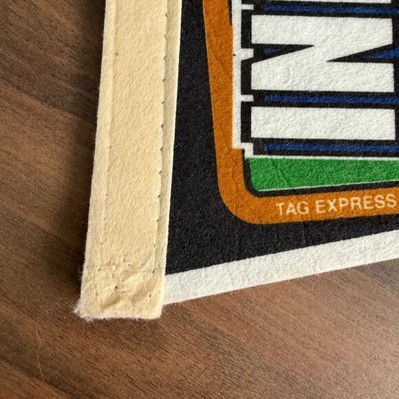 Vintage 1996 Indianapolis Colts Felt Pennant NFLP Tag Express - Picture 3 of 15